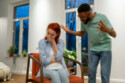A couple arguing