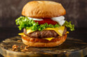 A juicy burger