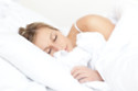 A woman sleeping