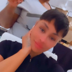 Blac Chyna has had most of her hair shaved off as part of her dramatic ongoing make-under