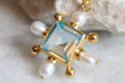 Freya Rose Blue Topaz Necklace
