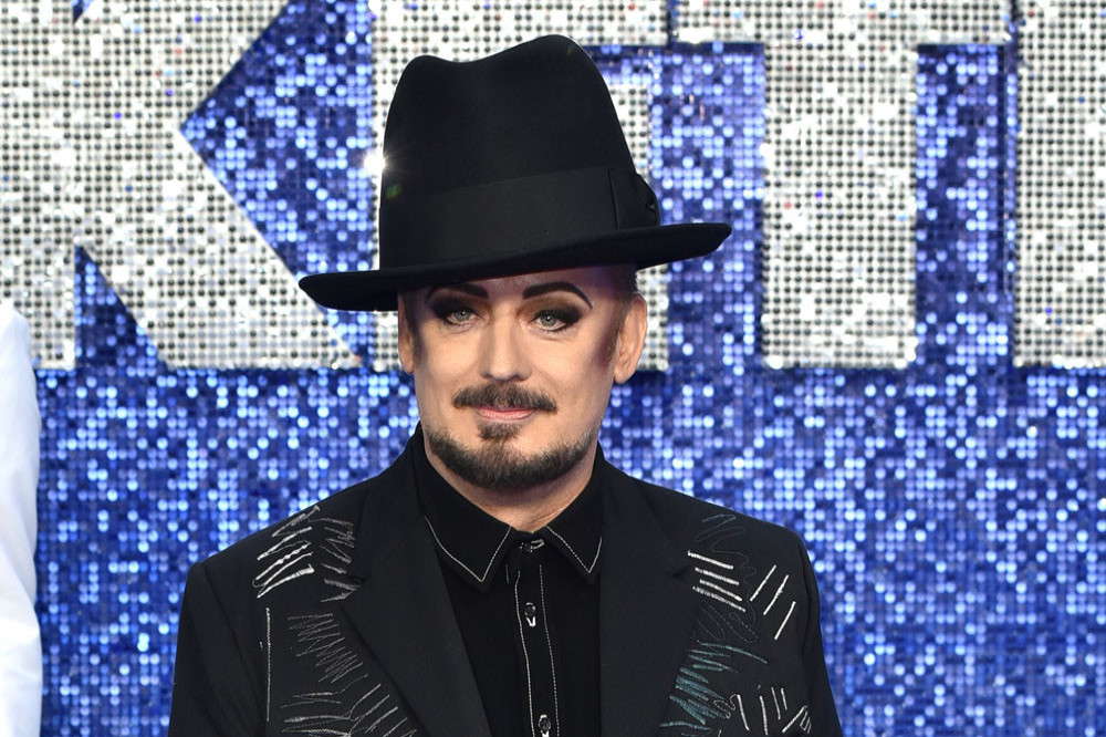 Boy George attending the Rocketman premiere in 2019