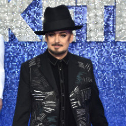 Boy George attending the Rocketman premiere in 2019