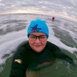 Coldwater swimmer Rebekah