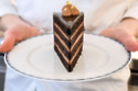 A slice of Chocolate cake