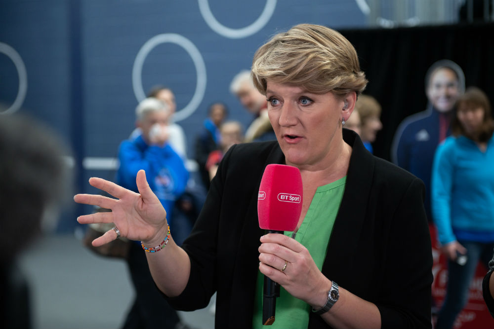 Clare Balding for BT Sport