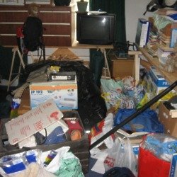 Clutter in the spare room