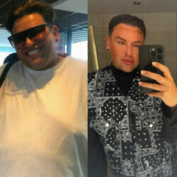 David Potts's body transformation / © Instagram
