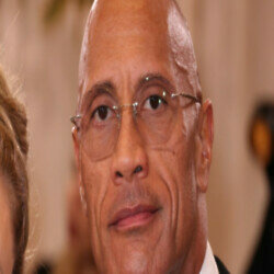 Dwayne Johnson at the Golden Globe Awards