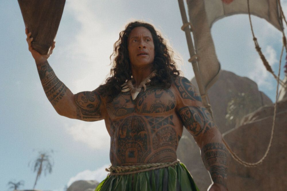 Dwayne Johnson stars in Moana