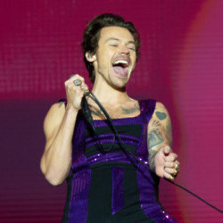 Harry Styles performing at Radio 1's Big Weekend
