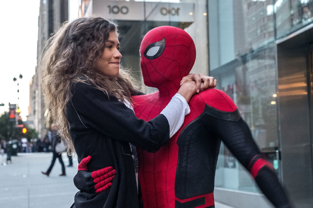 Spider-Man taking MJ for a ride / Picture Credit: Marvel Studios/Disney