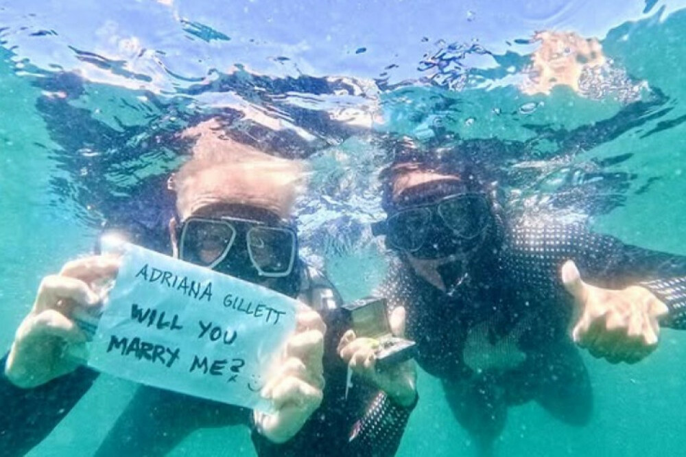 James Hetfield asked his partner to be his wife while swimming with sharks
