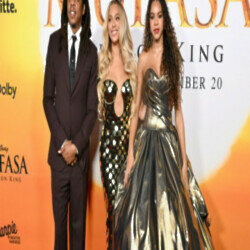 Jay-Z and Beyonce with their daughter Blue Ivy