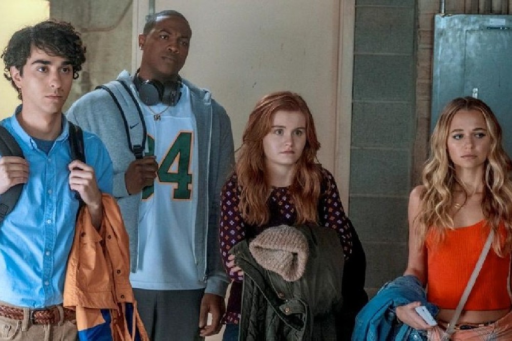 Alex Wolff, Ser’Darius Blaine, Morgan Turner, and Madison Iseman in Jumanji: Welcome to the Jungle / Picture Credit : Columbia Pictures