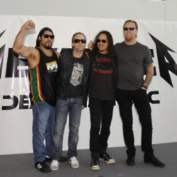 Metallica had to follow strict rules whenever they were near Sir Mick Jagger