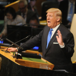 President Donald Trump is playing with people's lives / Photo Credit: NYS/FAMOUS
