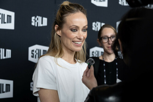 Olivia Wilde has reacted to the viral interview