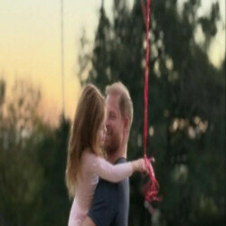 Prince Harry and Princess Lilibet shared a sweet embrace on Valentine's Day