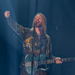 Sam Ryder performed with Roger Taylor at Eurovision