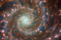 A team using NASA's Hubble Space Telescope has discovered a new starless, gas-rich, dark-matter cloud, which is being nicknamed 'Cloud-9'