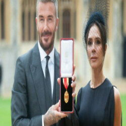 Sir David Beckham was knighted in November